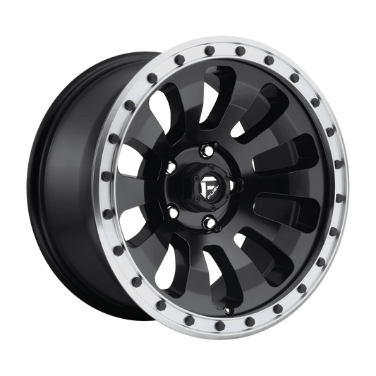 FUEL OFF-ROAD D629 TACTIC 20.0x9.0 6x139.7 MATTE BLACK MACHINED RING