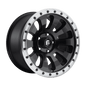 FUEL OFF-ROAD D629 TACTIC 20.0x9.0 6x139.7 MATTE BLACK MACHINED RING