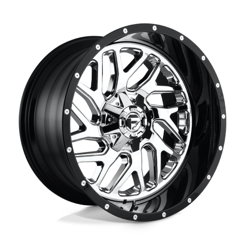 FUEL OFF-ROAD D211 20.0x10.0 6x135/6x139.7 CHROME PLATED GLOSS BLACK LIP