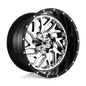 Fuel D211 20x10 6x135/6x139.7 -19 CHROME PLATED GLOSS BLACK LIP