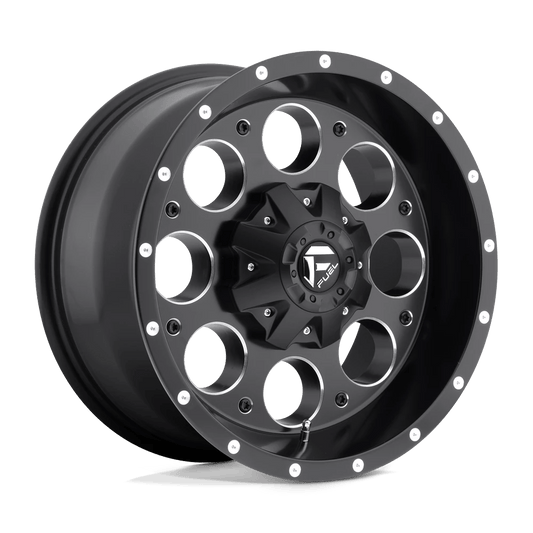 FUEL D525 REVOLVER 17x9 8x170 -12 MATTE BLACK MILLED