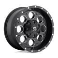 FUEL OFF-ROAD D525 REVOLVER 16.0x8.0 blank MATTE BLACK MILLED