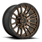 Fuel D681 REBEL 22x12 8x180 -44 MATTE BRONZE BLACK BEAD RING