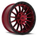 Renegade 18x9 5x127 / 5x139.7 -12 Red Anodized with Black Ring