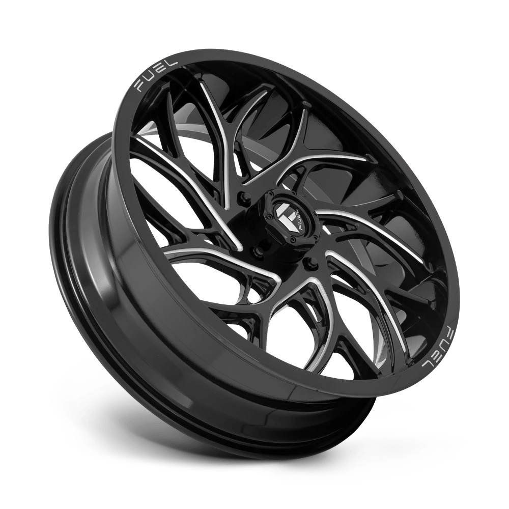 FUEL OFF-ROAD D741 RUNNER 22.0x7.0 4x156 GLOSS BLACK MILLED