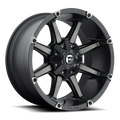 FUEL D556COUPLER 18x9 5x139.7/5x150 -12 MATTE BLACK DOUBLE DARK TINT