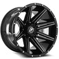 XF OFFROAD XF-220 20x10 8x165.1/8x170 -12 Gloss Black Milled
