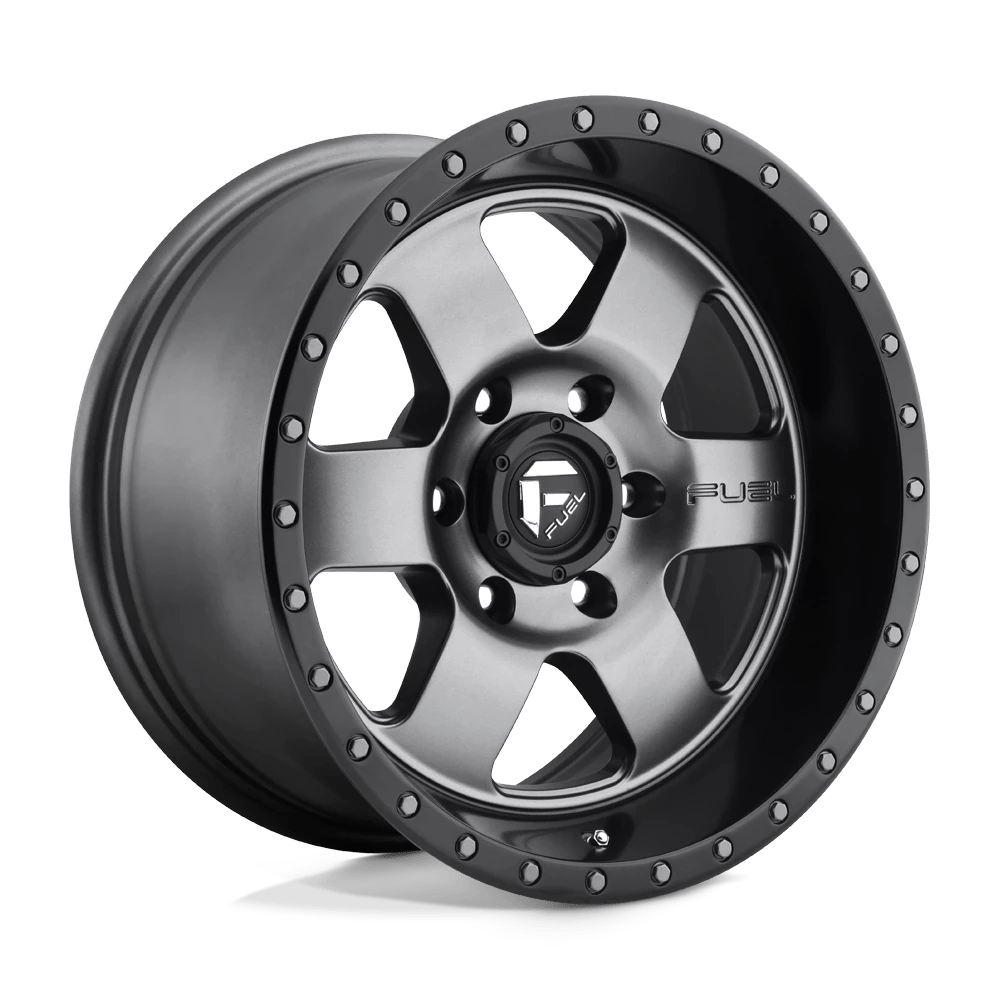 FUEL OFF-ROAD D619 PODIUM 20.0x9.0 8x180 MATTE GUN METAL BLACK BEAD RING