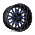 FUEL OFF-ROAD D645 STROKE 22.0x12.0 8x170 GLOSS BLACK BLUE TINTED CLEAR