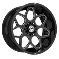XF OFFROAD XF-233 20.0x9.0 5x127/5x139.7 Gloss Black Milled