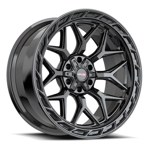 VORTEK VRP-504 22.0x10.0 6x135/6x139.7 Gloss Black