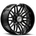 XF OFFROAD XF-240 22.0x12.0 6x135/6x139.7 Black Brushed Dark Tint