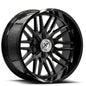 XF OFFROAD XF-240 20x10 8x165.1/8x170 -12 Black Brushed Dark Tint