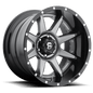 Fuel D238 20x10 5x127 -19 MATTE GUN METAL BLACK LIP