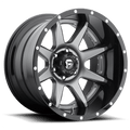 FUEL OFF-ROAD D238 20.0x10.0 5x127 MATTE GUN METAL BLACK LIP