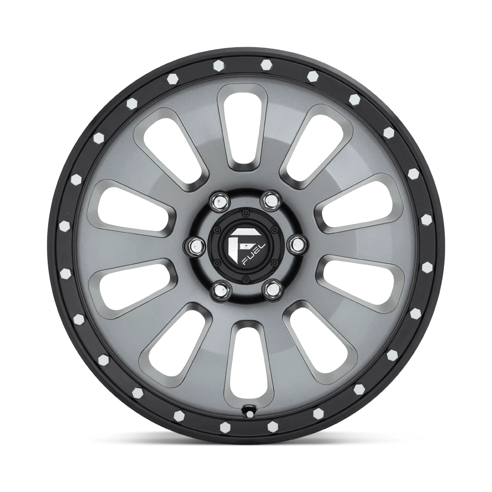 FUEL D648 TACTIC 20x9 5x127 20 MATTE GUN METAL BLACK BEAD RING