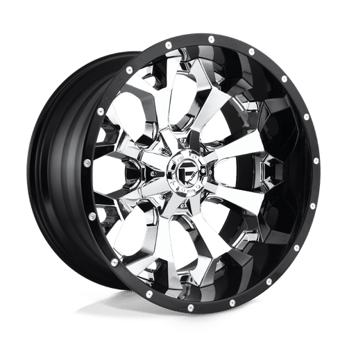 FUEL OFF-ROAD D246 20.0x10.0 6x135/6x139.7 CHROME PLATED GLOSS BLACK LIP
