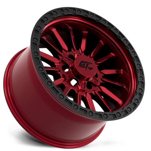 CHAMBER 17x10 6x135/6x139.7 -18 Black Ring / Anodized red centre