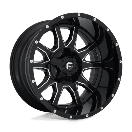 FUEL OFF-ROAD D627 22.0x12.0 8x170 GLOSS BLACK MILLED