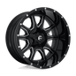 FUEL OFF-ROAD D627 22.0x12.0 8x170 GLOSS BLACK MILLED
