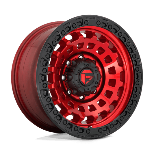 FUEL D632 ZEPHYR 20x9 8x180 1 CANDY RED BLACK BEAD RING
