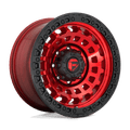 FUEL OFF-ROAD D632 ZEPHYR 17.0x9.0 6x135 CANDY RED BLACK BEAD RING