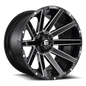 Fuel D615 CONTRA 24x12 8x180 -44 GLOSS BLACK MILLED