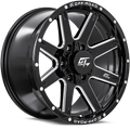 INVASION 18x9 6x135/6x139.7 12 Gloss Black Milled