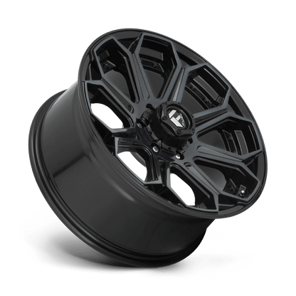 FUEL D704 SIEGE 18x9 5x127 1 GLOSS MACHINED DOUBLE DARK TINT