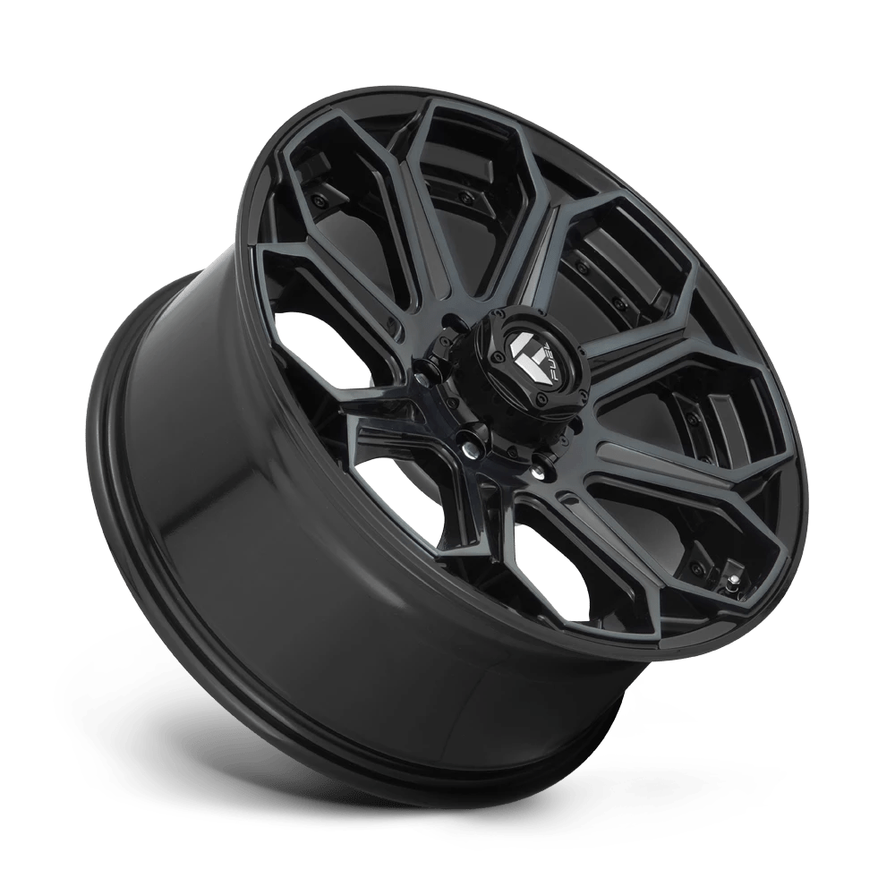 FUEL OFF-ROAD D704 SIEGE 18.0x9.0 5x127 GLOSS MACHINED DOUBLE DARK TINT