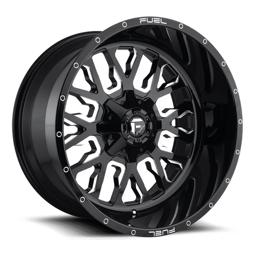 FUEL OFF-ROAD D611 STROKE 18.0x9.0 8x180 GLOSS BLACK MILLED