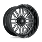FUEL D662 IGNITE 22x12 6x139.7 -43 GLOSS BLACK MILLED