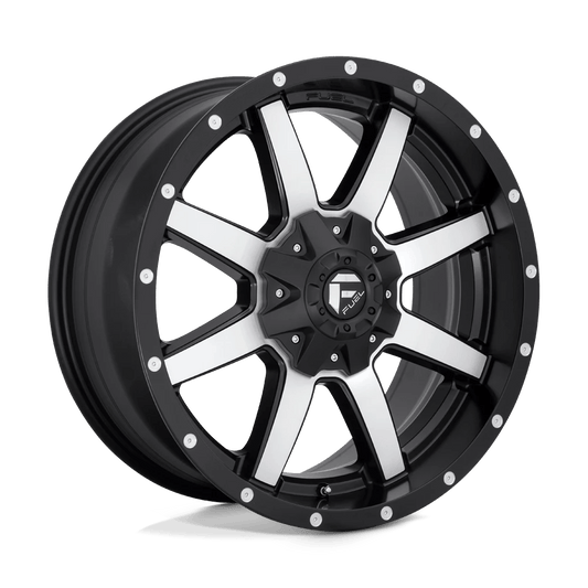 FUEL D537 MAVERICK 20x12 5x139.7/5x150 -44 MATTE BLACK MACHINED