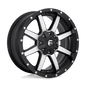 FUEL D537 MAVERICK 20x12 5x139.7/5x150 -44 MATTE BLACK MACHINED