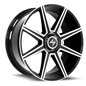 Aristocrat 24x10 6x135 / 6x139.7 +20 Gloss Black Machined