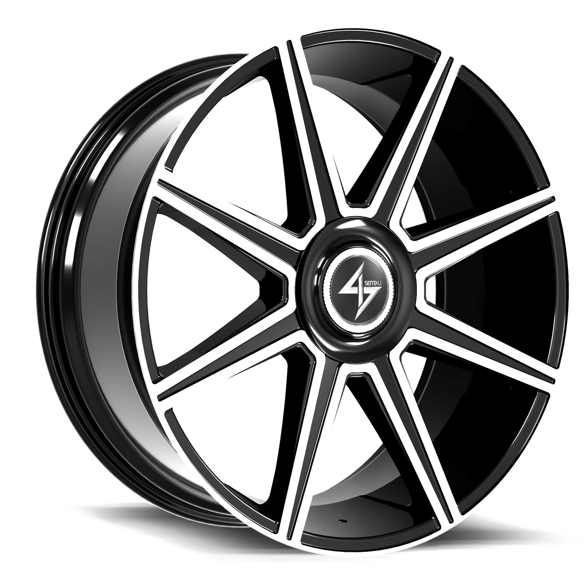 SENTALI LUXX ARISTOCRAT 26.0x10.0 6x135/6x139.7 Gloss Black Machined