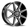 Aristocrat 20x9 5x112 / 5x114.3 +34 Gloss Black Machined