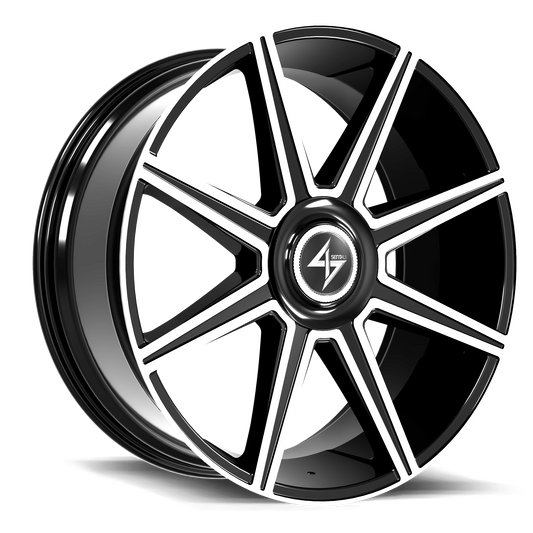 Aristocrat 26x10 6x135 / 6x139.7 +20 Gloss Black Machined