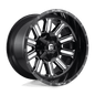 FUEL D620 HARDLINE 20x12 5x127/5x114.3 -44 GLOSS BLACK MILLED