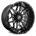 XF OFFROAD XF-222 20.0x12.0 5x127/5x139.7 Gloss Black Milled