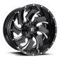 FUEL D239 CLEAVER 24x16 6x135/6x139.7 -99 GLOSS BLACK MILLED