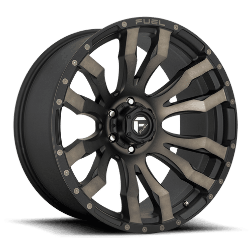 FUEL OFF-ROAD D674 BLITZ 22.0x12.0 8x180 MATTE BLACK DOUBLE DARK TINT