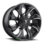FUEL D571 STRYKR 17x9 6x135/6x139.7 20 GLOSS BLACK MILLED