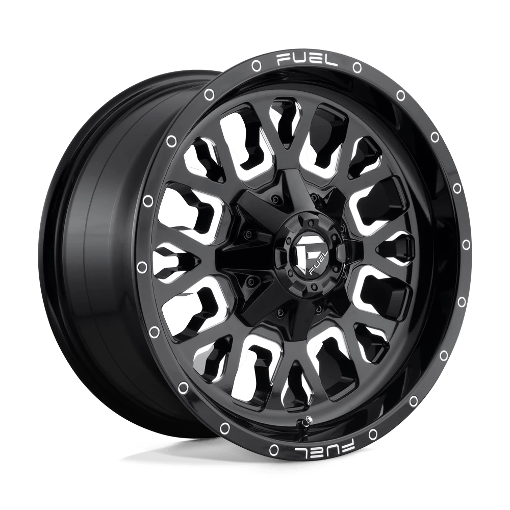 FUEL OFF-ROAD D611 STROKE 18.0x9.0 8x165.1 GLOSS BLACK MILLED