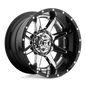 FUEL D247 RAMPAGE 20x12 8x180 -44 CHROME PLATED GLOSS BLACK LIP