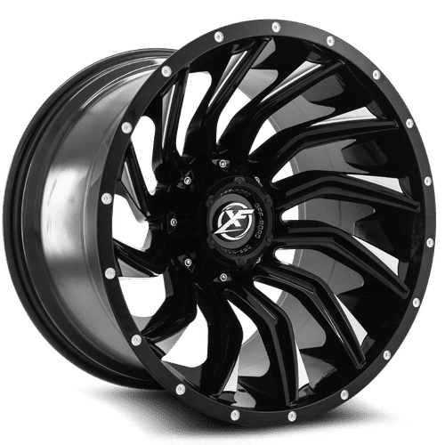 XF OFFROAD XF-224 28.0x14.0 6x135/6x139.7 Gloss Black Milled