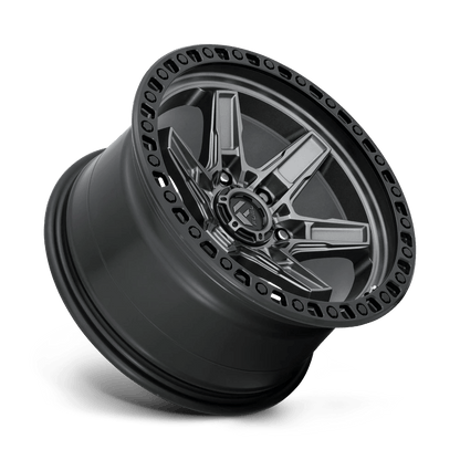 FUEL D698 KICKER 20x9 5x139.7 1 MATTE GUN METAL BLACK BEAD RING