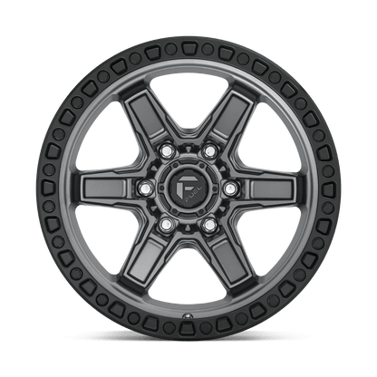 FUEL D698 KICKER 20x9 5x139.7 1 MATTE GUN METAL BLACK BEAD RING