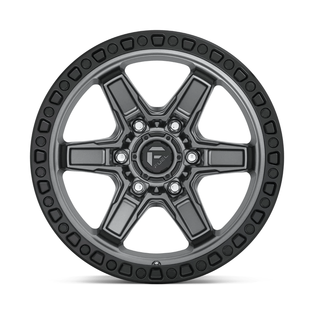 FUEL OFF-ROAD D698 KICKER 20.0x9.0 5x139.7 MATTE GUN METAL BLACK BEAD RING