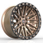 VORTEK VRT-608 22.0x12.0 6x135/6x139.7 Matte Bronze Black Bead Ring